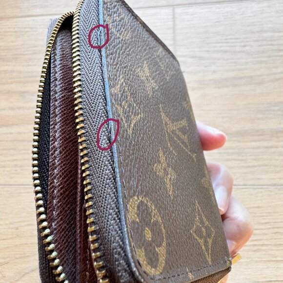 LOUIS VUITTON M60067 Monogram Zippy Coin Purse - Picture 6 of 8